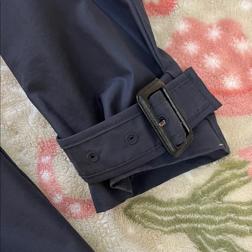 Women's Navy Trench Coat - Picture 5 of 11